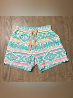 Chubbies Men’s XS Swim trunks Aztec Multicolor 5.5 ins. Beach , Resortwear,Swim